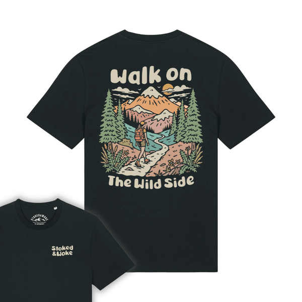 Organic "The Wild Side" Tee - Stoked&Woke Clothing