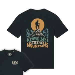 Organic "To the Mountains" Tee - Stoked&Woke Clothing