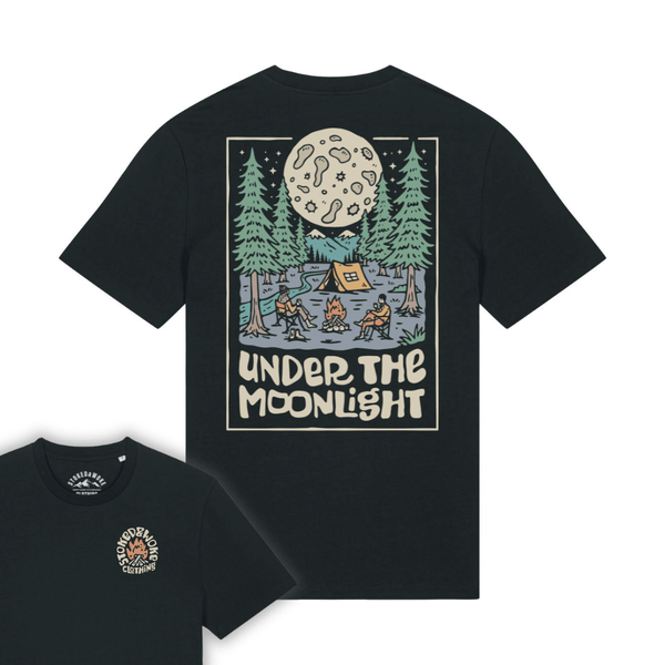 Organic "Under The Moonlight" Tee - Stoked&Woke Clothing