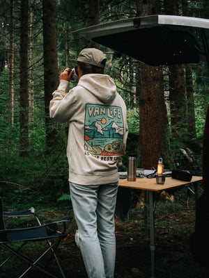 Organic "Van Life" Hoodie - Stoked&Woke Clothing