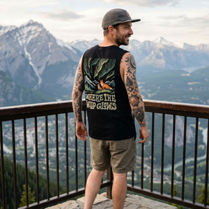 Organic "Where The Wild Glows" Tank Top - Stoked&Woke Clothing