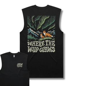 Organic "Where The Wild Glows" Tank Top - Stoked&Woke Clothing