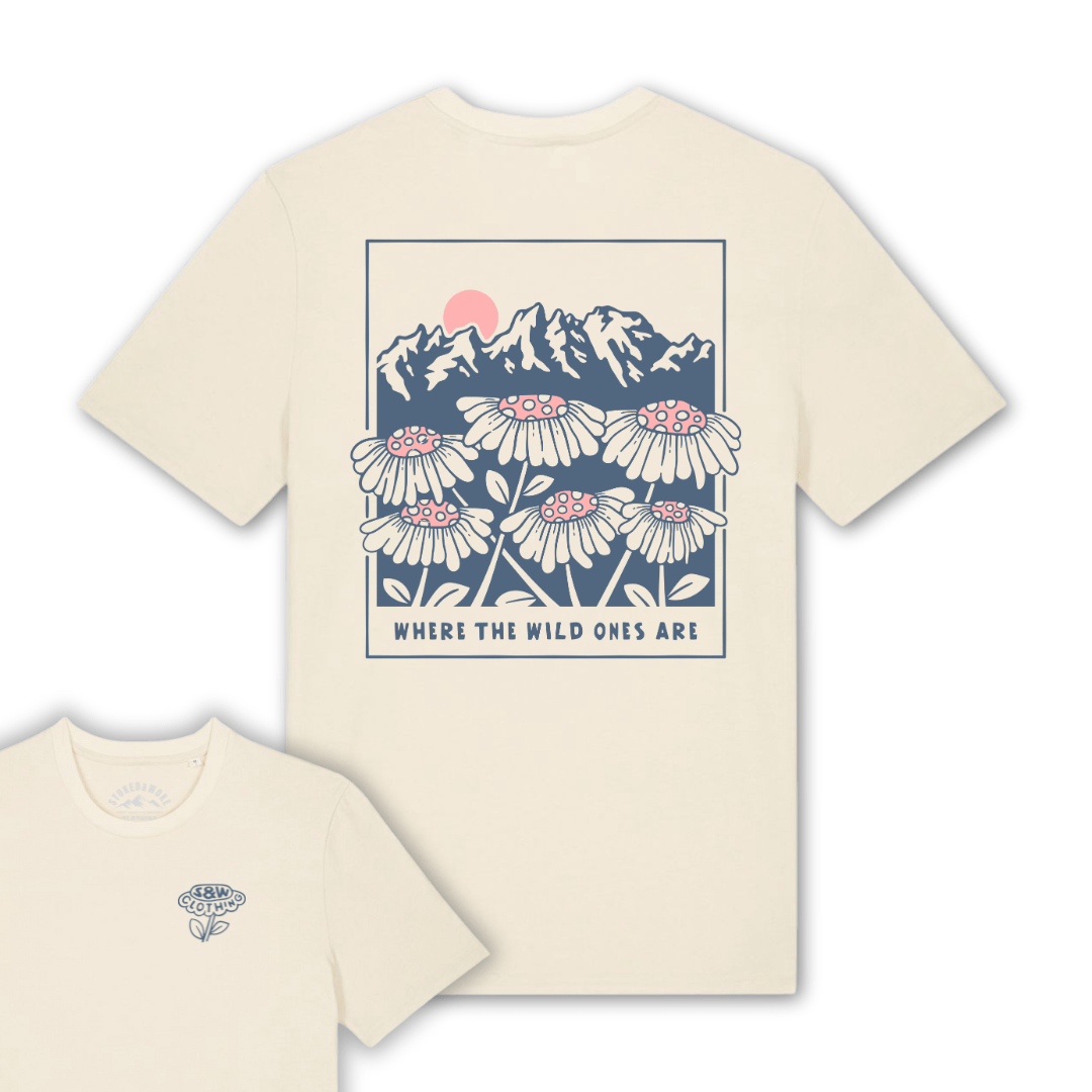 Organic "Wild Ones" Tee - Stoked&Woke Clothing