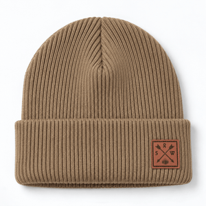 Recycled Cuffy Beanie - Brown - Stoked&Woke Clothing