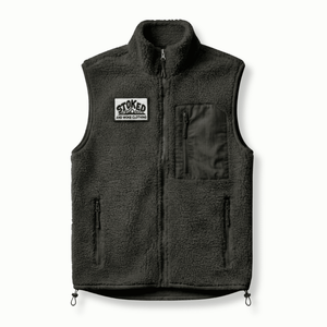 Recycled "Explorer" Sherpa Fleece Vest - Stoked&Woke Clothing