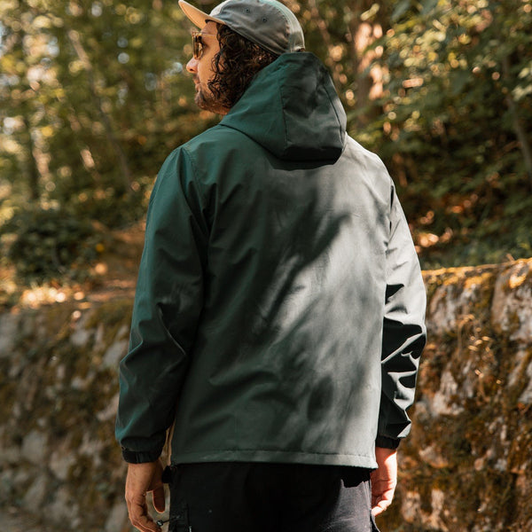 Recycled "Nomad" Travelers Jacket - Forest / Sand - Stoked&Woke Clothing