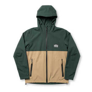 Recycled "Nomad" Travelers Jacket - Forest / Sand - Stoked&Woke Clothing