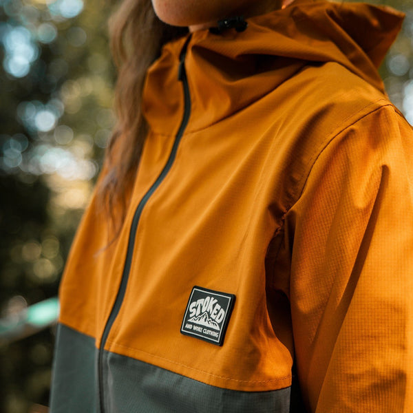 Recycled "Nomad" Travelers Jacket - Mustard / Charcoal - Stoked&Woke Clothing