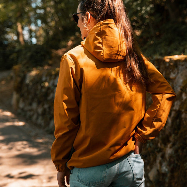Recycled "Nomad" Travelers Jacket - Mustard / Charcoal - Stoked&Woke Clothing
