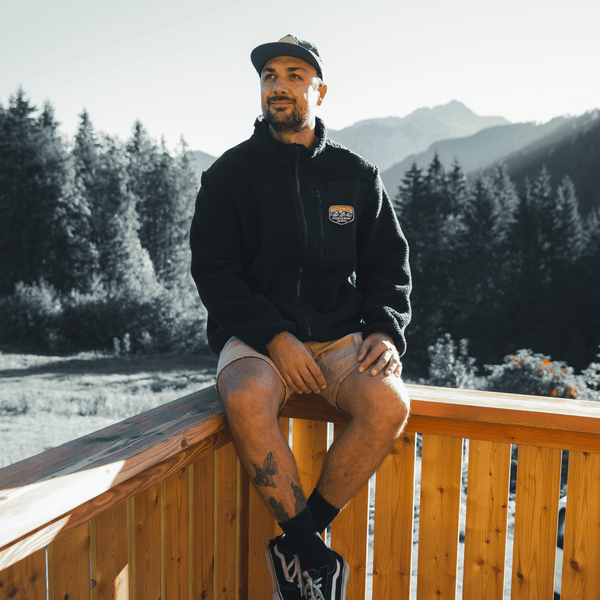 Recycled "Rainbow" Sherpa Fleece Jacket - Stoked&Woke Clothing
