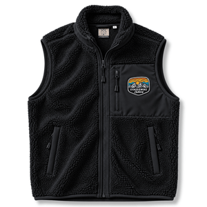 Recycled "Rainbow" Sherpa Fleece Vest - Stoked&Woke Clothing