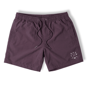 Recycled "Sun Chaser" Shorts - Purple - Stoked&Woke Clothing