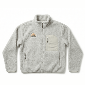 Recycled "Sunrise" Sherpa Fleece Jacket - Stoked&Woke Clothing
