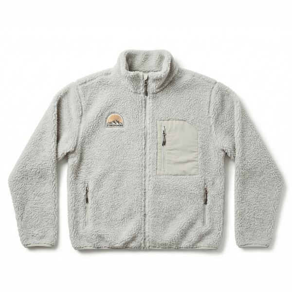 Recycled "Sunrise" Sherpa Fleece Jacket - Stoked&Woke Clothing