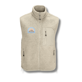 Recycled "Sunrise" Sherpa Fleece Vest - Stoked&Woke Clothing