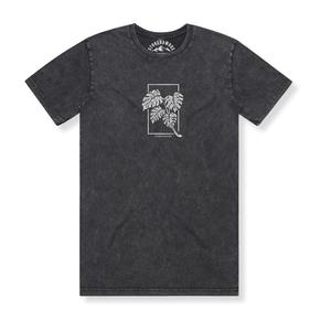 Stone Washed "Monstera" Tee - Stoked&Woke Clothing