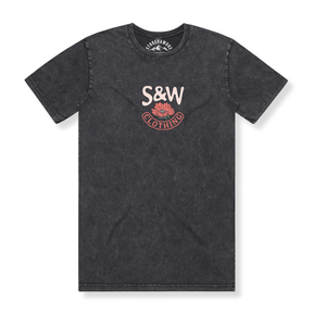 Stone Washed "Pohutukawa" Tee - Stoked&Woke Clothing