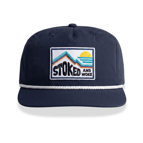 "Wanderer" Cap - Navy - Stoked&Woke Clothing