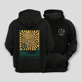 Black "Lost in Paradise" Hoodie - Stoked&Woke Clothing