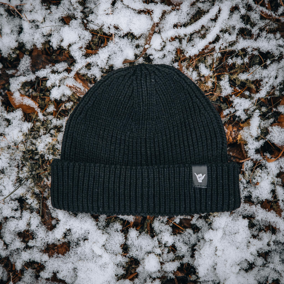 Fisherman Beanie "Black" - Stoked&Woke Clothing