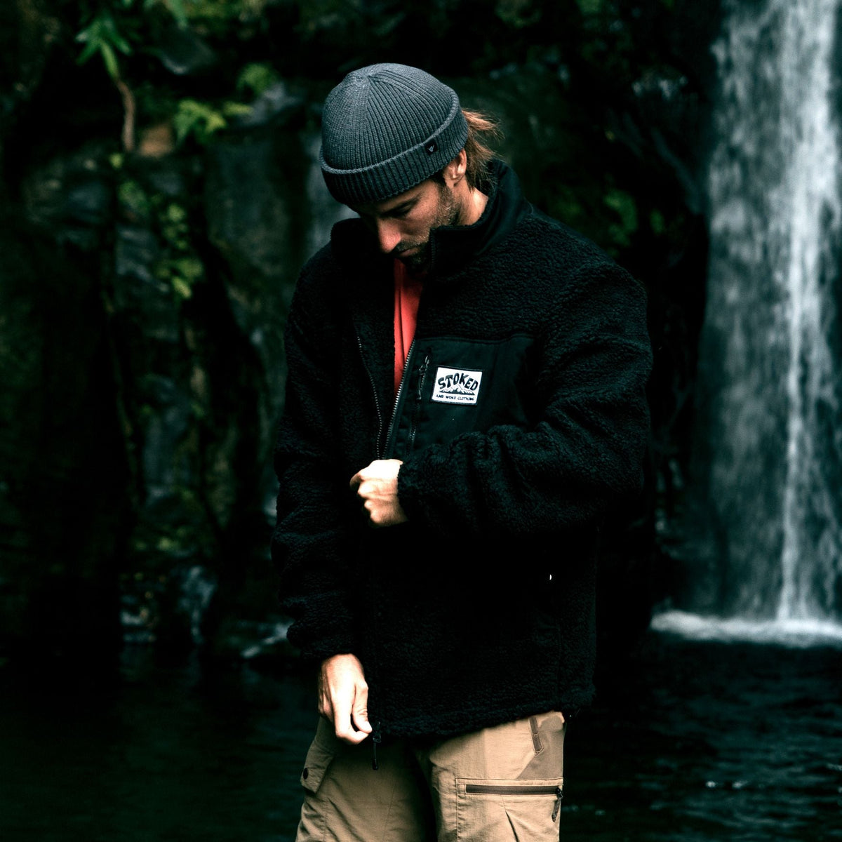 Fisherman Beanie "Graphite Grey" - Stoked&Woke Clothing