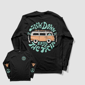 Limited Edition "Enjoy the Trip" Long Sleeve Tee - Stoked&Woke Clothing