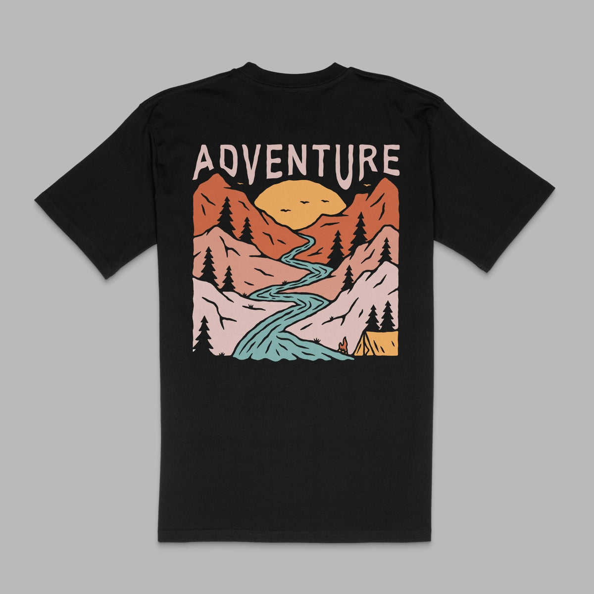 Organic "Adventure" Tee - Stoked&Woke Clothing