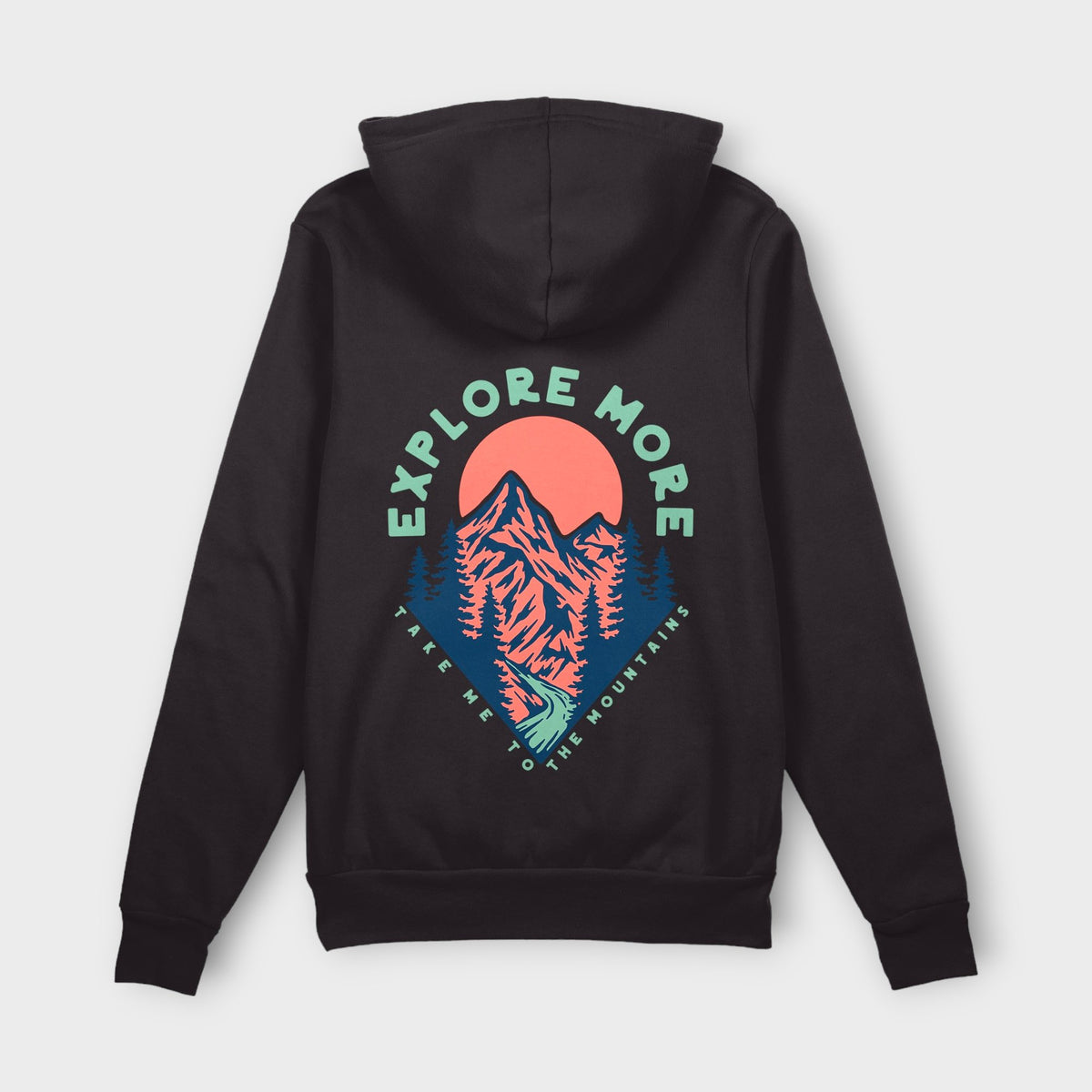 Organic "Explore More" Hoodie - Stoked&Woke Clothing