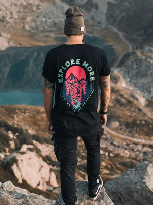 Organic "Explore More" Tee - Stoked&Woke Clothing