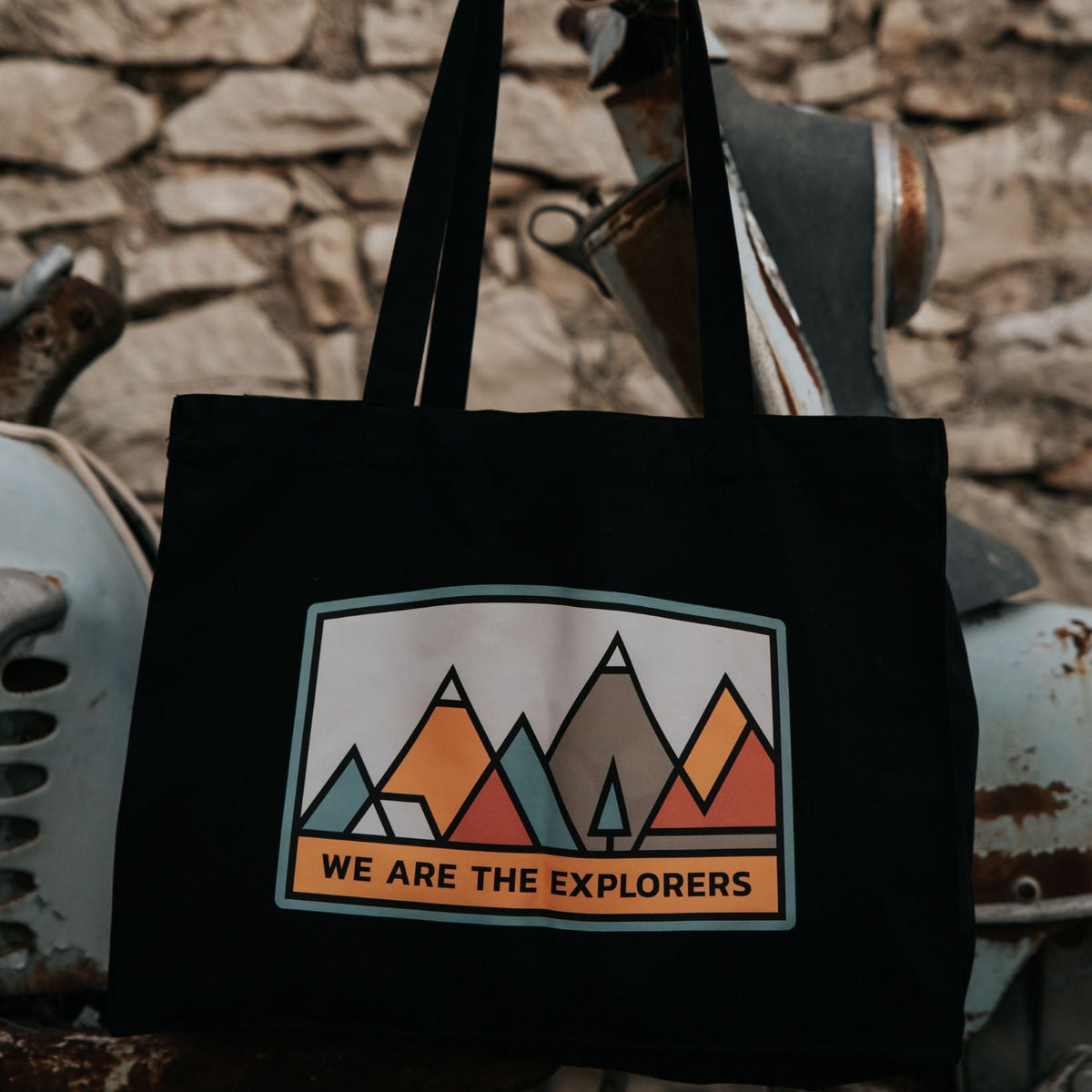 Organic "Explorers" Tote Bag - Stoked&Woke Clothing