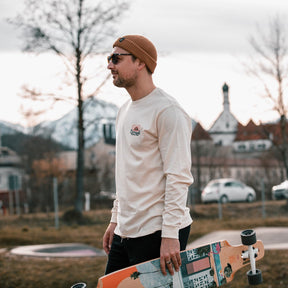 Organic "Free Your Mind" Long Sleeve Tee - Stoked&Woke Clothing