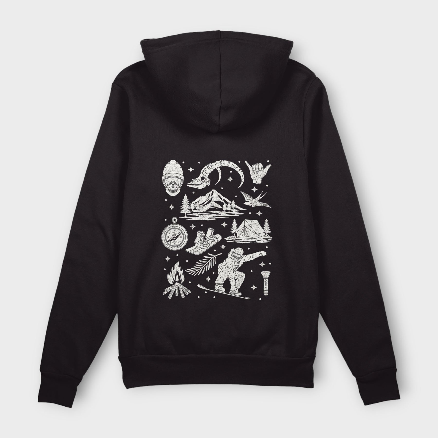 Organic "Great Outdoors" Hoodie - Stoked&Woke Clothing