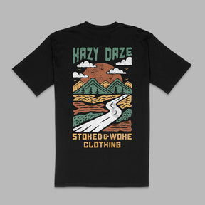Organic "Hazy Daze" Tee - Stoked&Woke Clothing