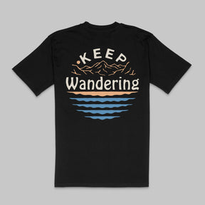 Organic "Keep Wandering" Tee - Stoked&Woke Clothing