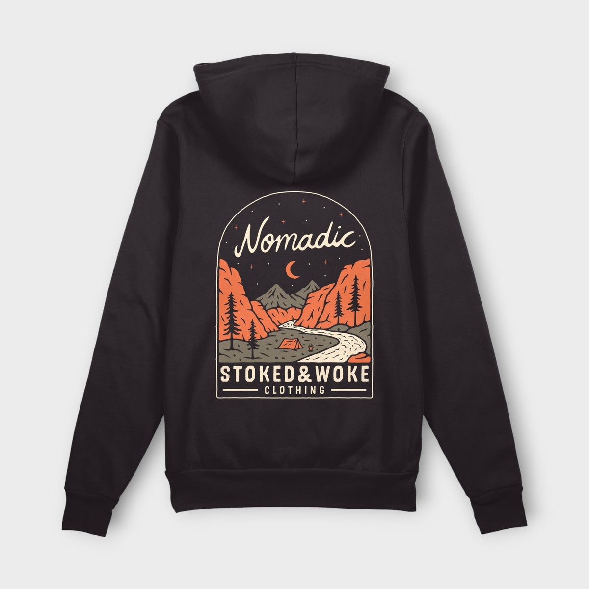 Organic "Nomadic" Hoodie - Stoked&Woke Clothing