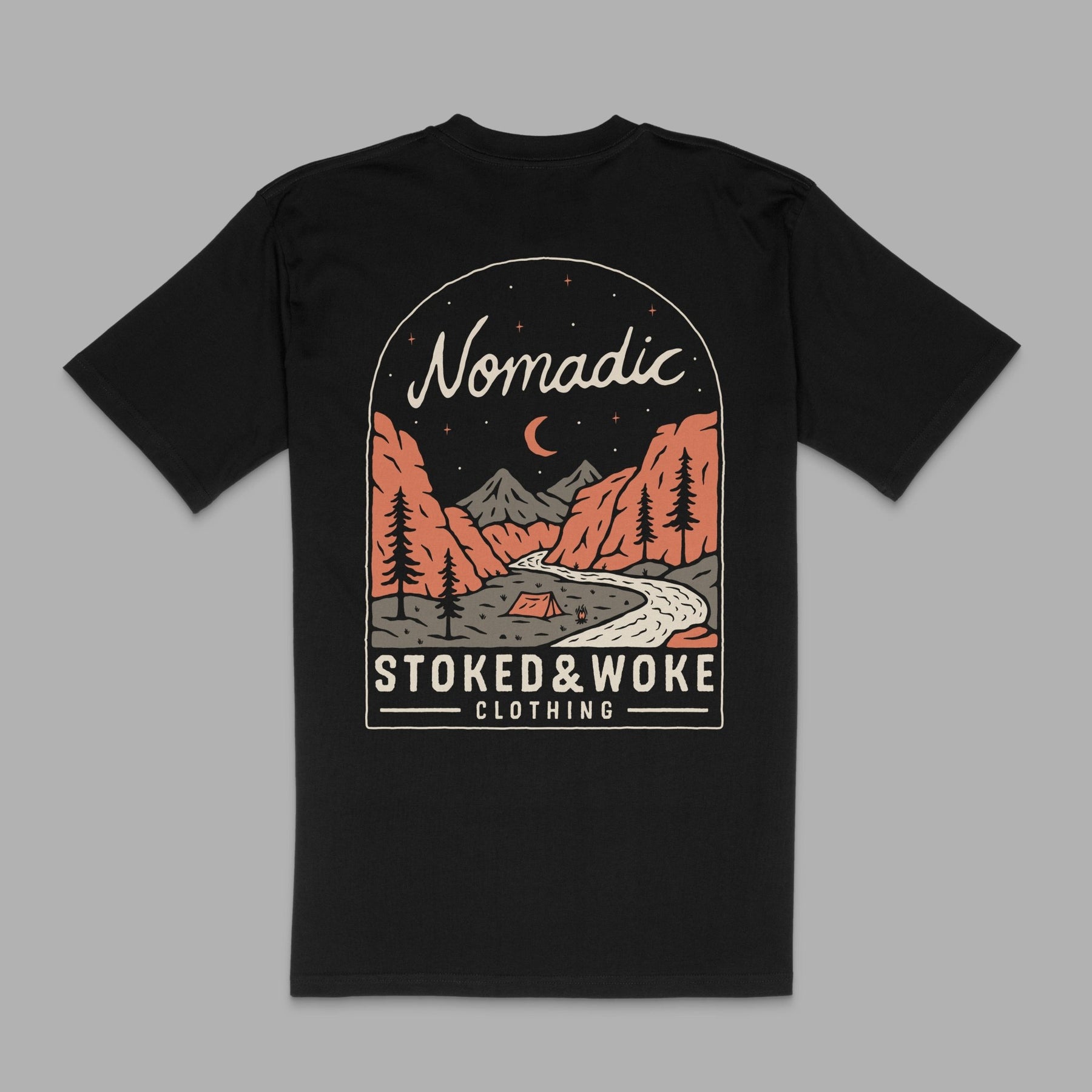 Organic "Nomadic" Tee - Stoked&Woke Clothing