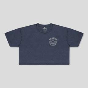 Organic "Seaside" Croptop - Stoked&Woke Clothing