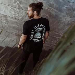 Organic "Self Destruct" Tee - Stoked&Woke Clothing