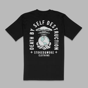 Organic "Self Destruct" Tee - Stoked&Woke Clothing