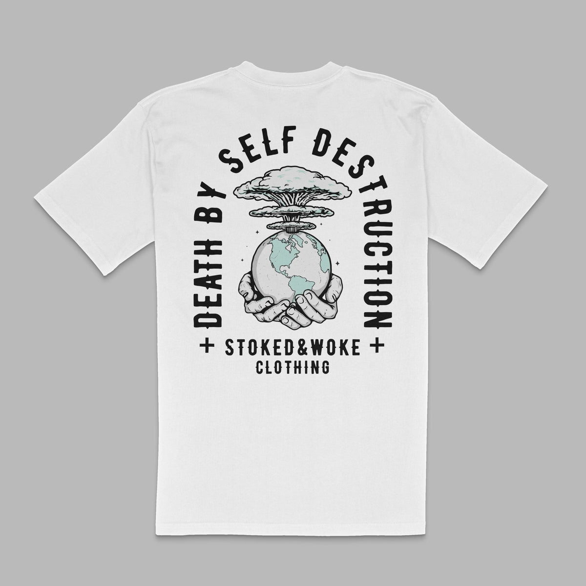 Organic "Self Destruct" Tee - Stoked&Woke Clothing