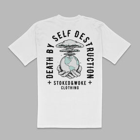 Organic "Self Destruct" Tee - Stoked&Woke Clothing