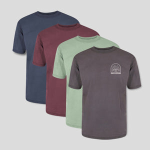 Organic "Stone Wash" Tee Bundle - Stoked&Woke Clothing