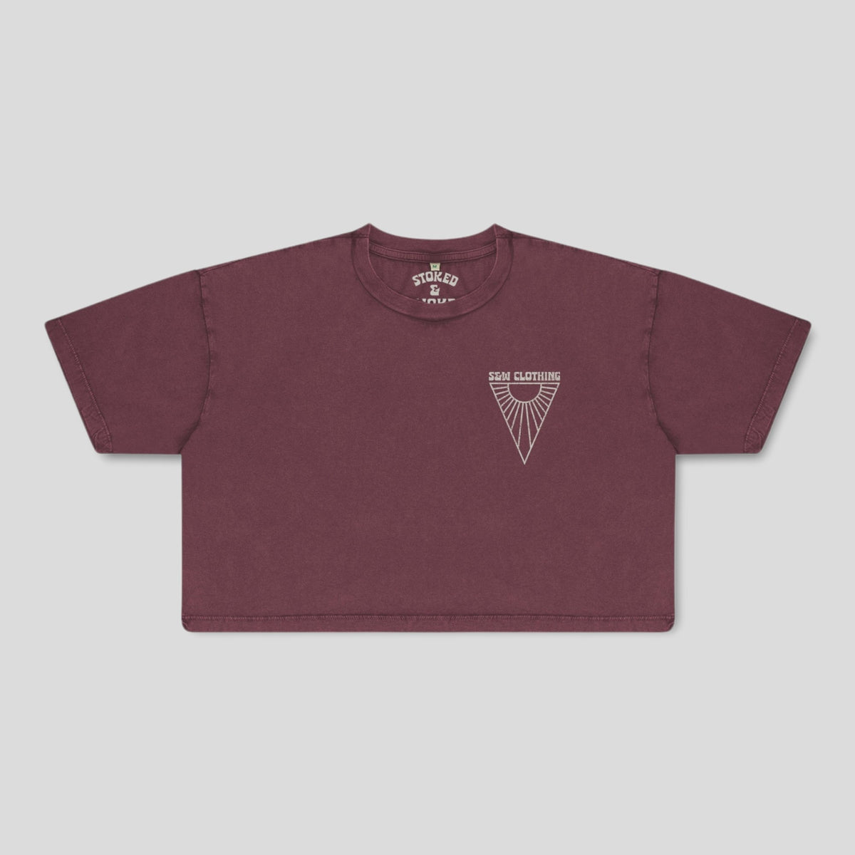 Organic "Sunrise" Croptop - Stoked&Woke Clothing