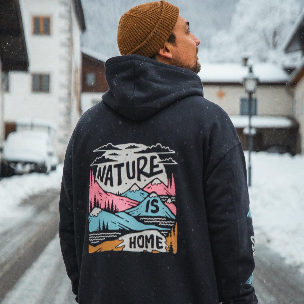 OVERSIZED ZIP FRONT HOODIE NOUVEAU NATURE