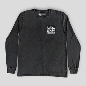 Stone Washed "Land Meets Sky" Long-sleeve Tee - Stoked&Woke Clothing
